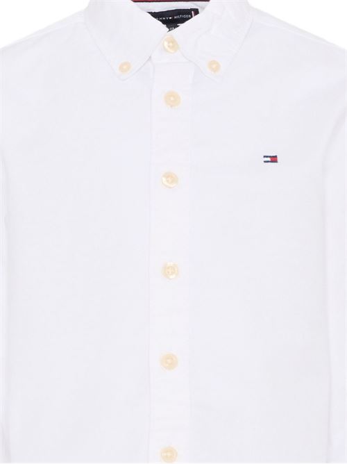 Camicia bambino Tommy Hilfiger bianca TOMMY HILFIGER KIDS | KB0KB10192YBR